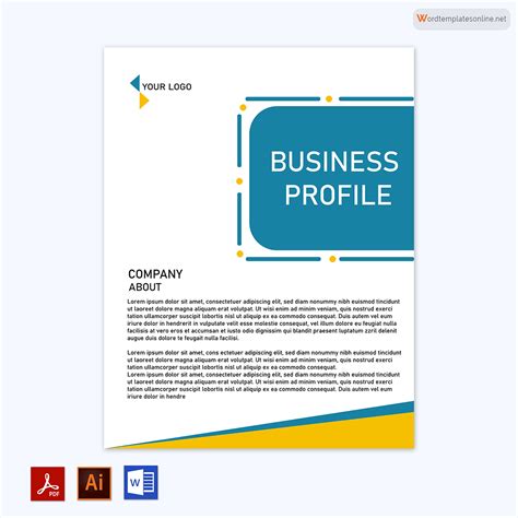 [Get 45+] 31+ Small Business Business Profile Template Word Background cdr
